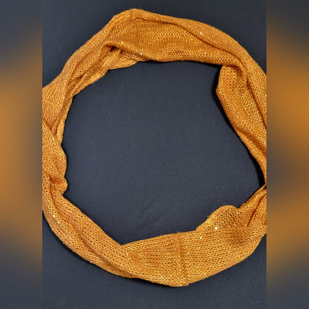 NWOT Infinity Scarf with sequins